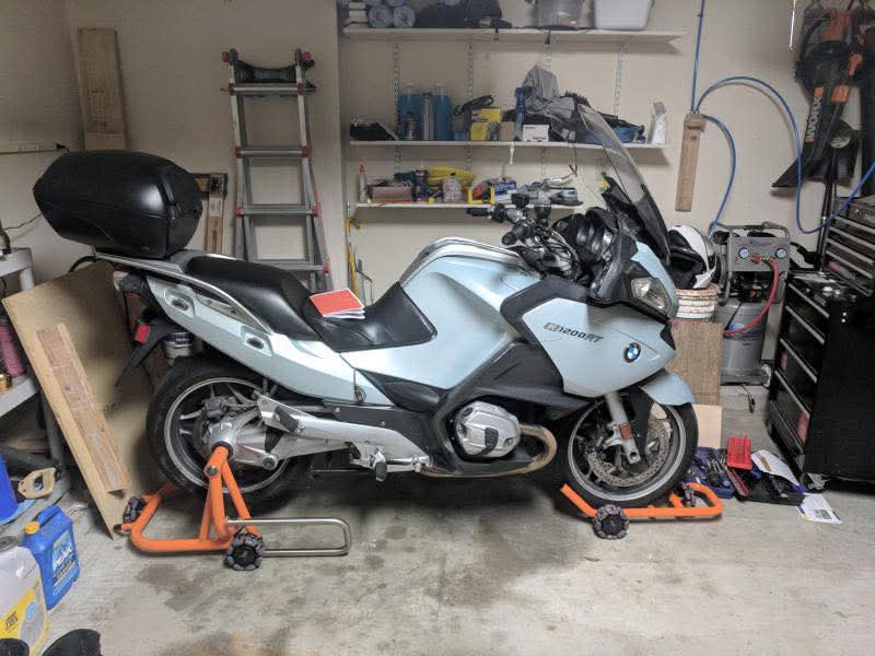 Dynamoto Motorcycle Paddock Stand – Multi-Directional Parking & Maintenance Stand - Image 2