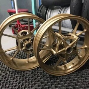 BMW S1000RR Wheels – Gloss Gold Finish – Front & Rear Set