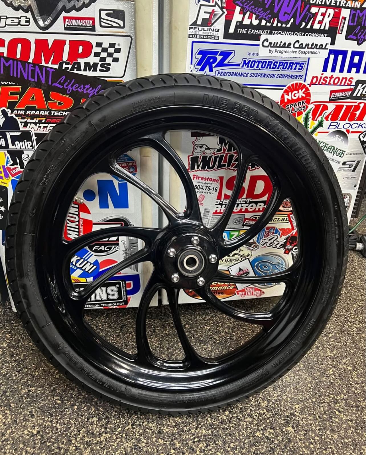 Harley-Davidson 21” Front Wheel – 3/4” Bearings, Came Off 2004 Softail