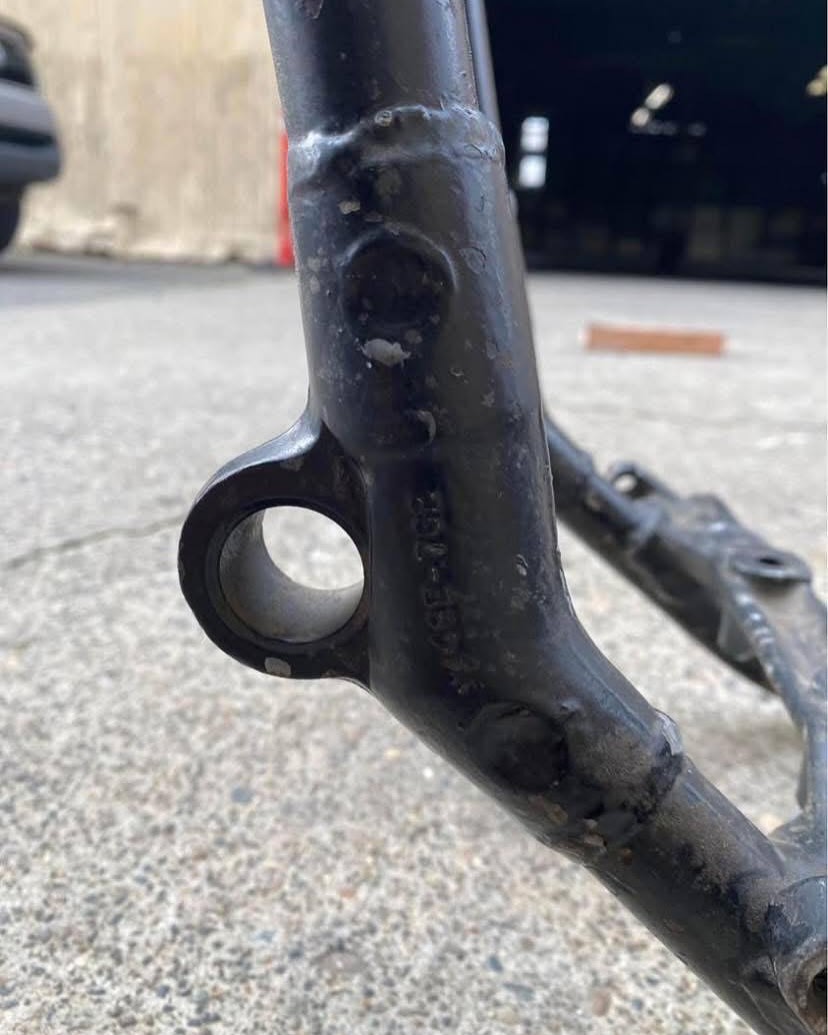 Vintage Harley-Davidson Panhead Wishbone Frame - Image 5