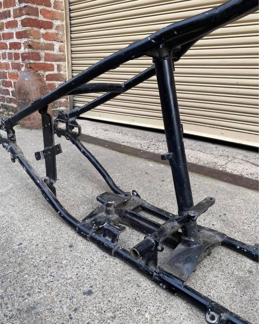 Vintage Harley-Davidson Panhead Wishbone Frame - Image 2