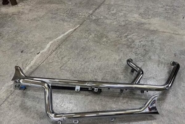 Fishtail Exhaust Set – Complete As Shown - Image 3
