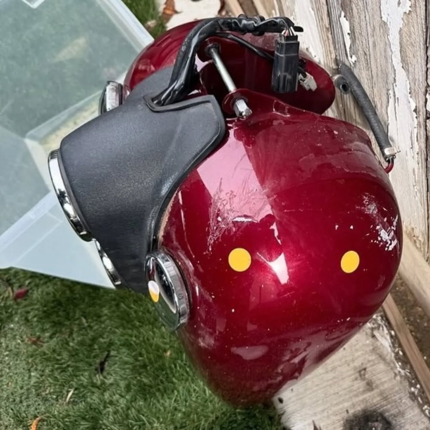 Harley Dyna Complete Red Tin Set (2006–2017) – Tank, Fenders, Covers & Sissy Bar - Image 6