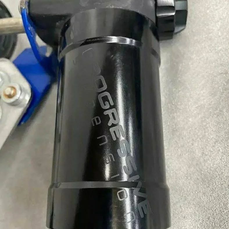 Progressive Suspension 990-2001 12” Bagger Rear Shocks with Remote Reservoirs & Mount Brackets - Image 3